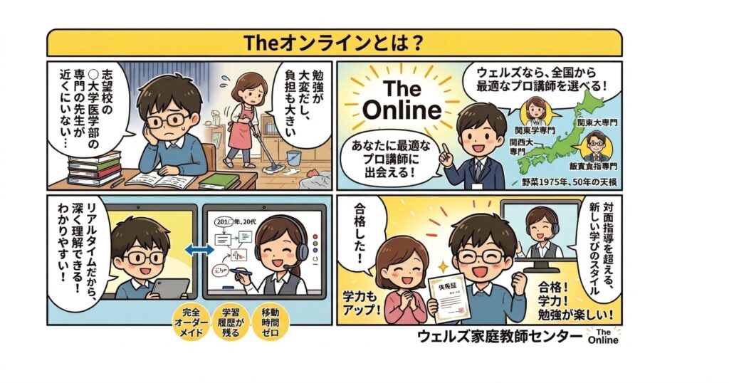 Theオンラインとはー対面を超えるために設計された “完全個別オンライン指導”ー