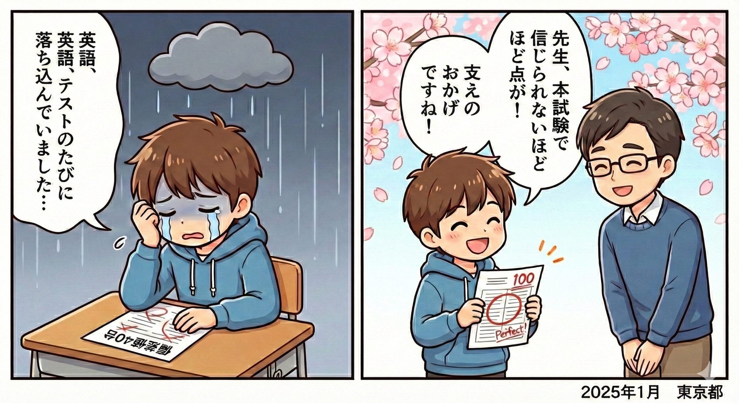 【一橋大学合格　私立高校卒業男子】「テストが怖くなくなったのは先生のおかげ」