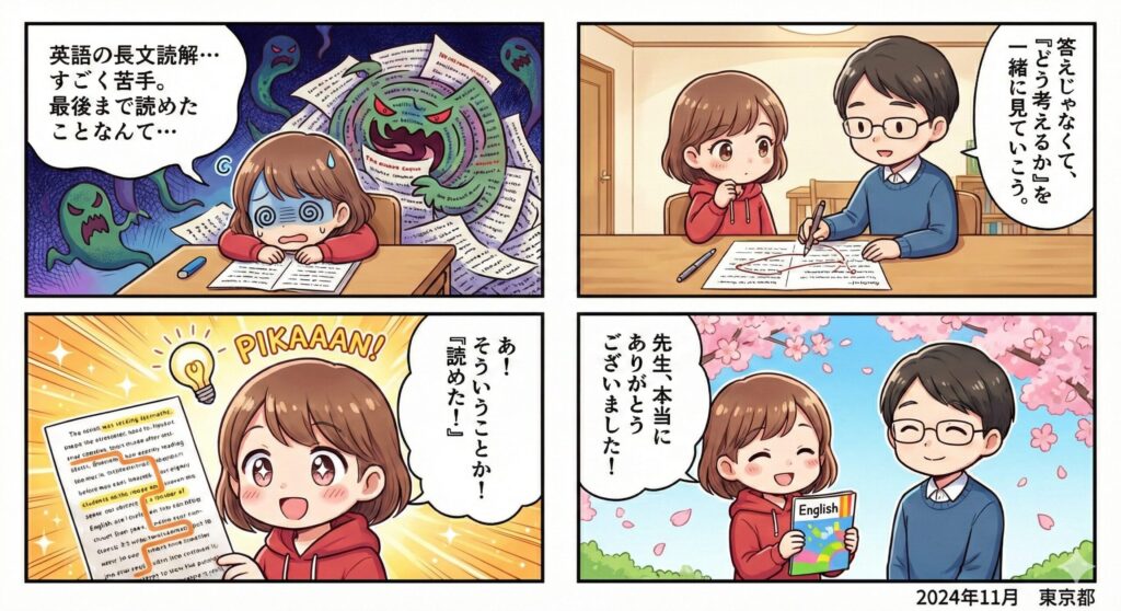 【上智大学合格　千葉県立高校卒業女子】「最後まで読めた。それが初めて嬉しかった」