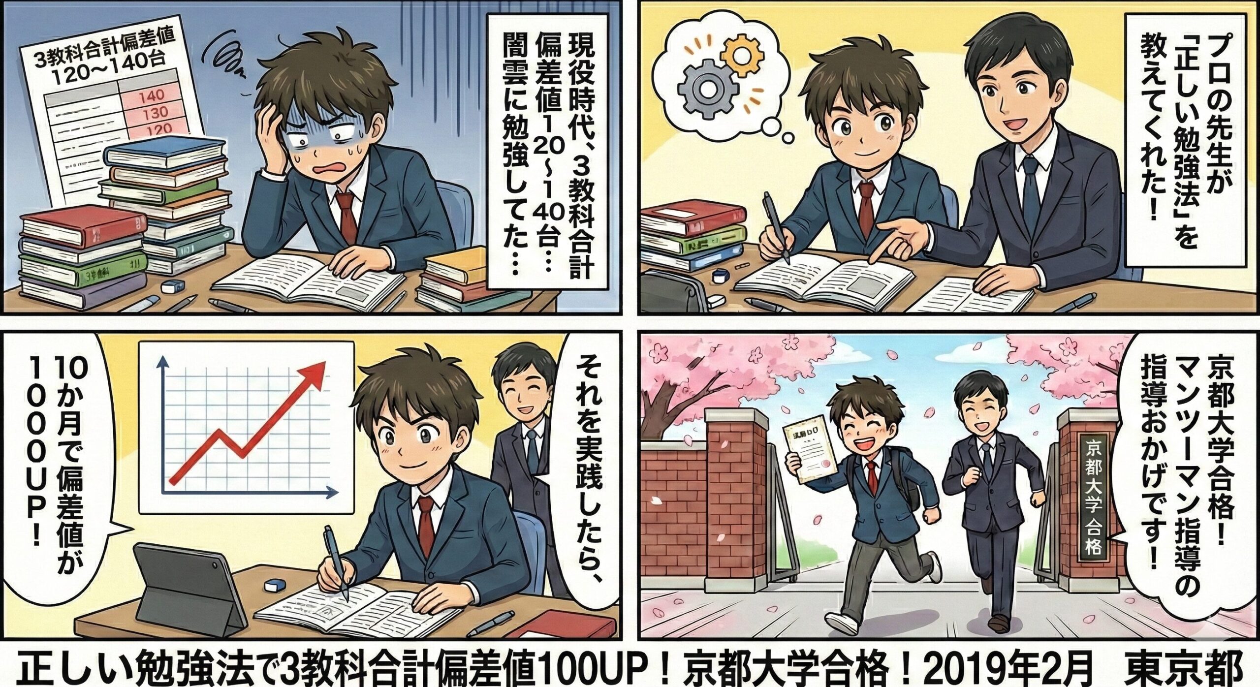 【京都大学・その他合格　私立高校卒業男子】「正しい勉強法を教えてくれたのが、合格のすべて」