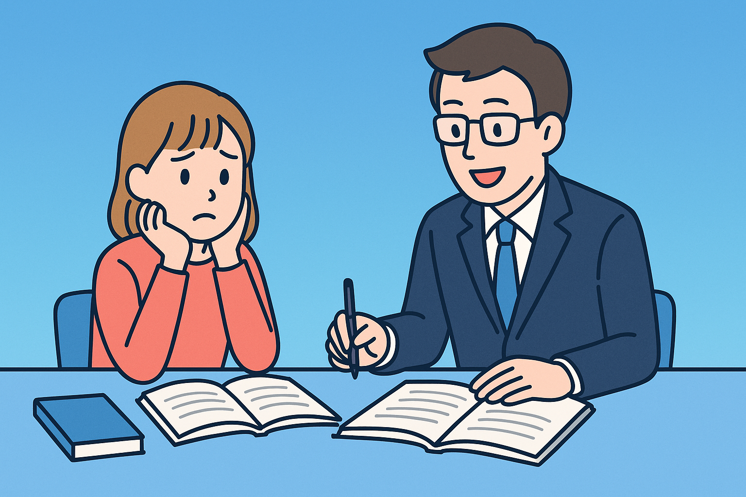 【公立中学２年女子】的確な選定で人見知りの生徒にも対処できる家庭教師を派遣