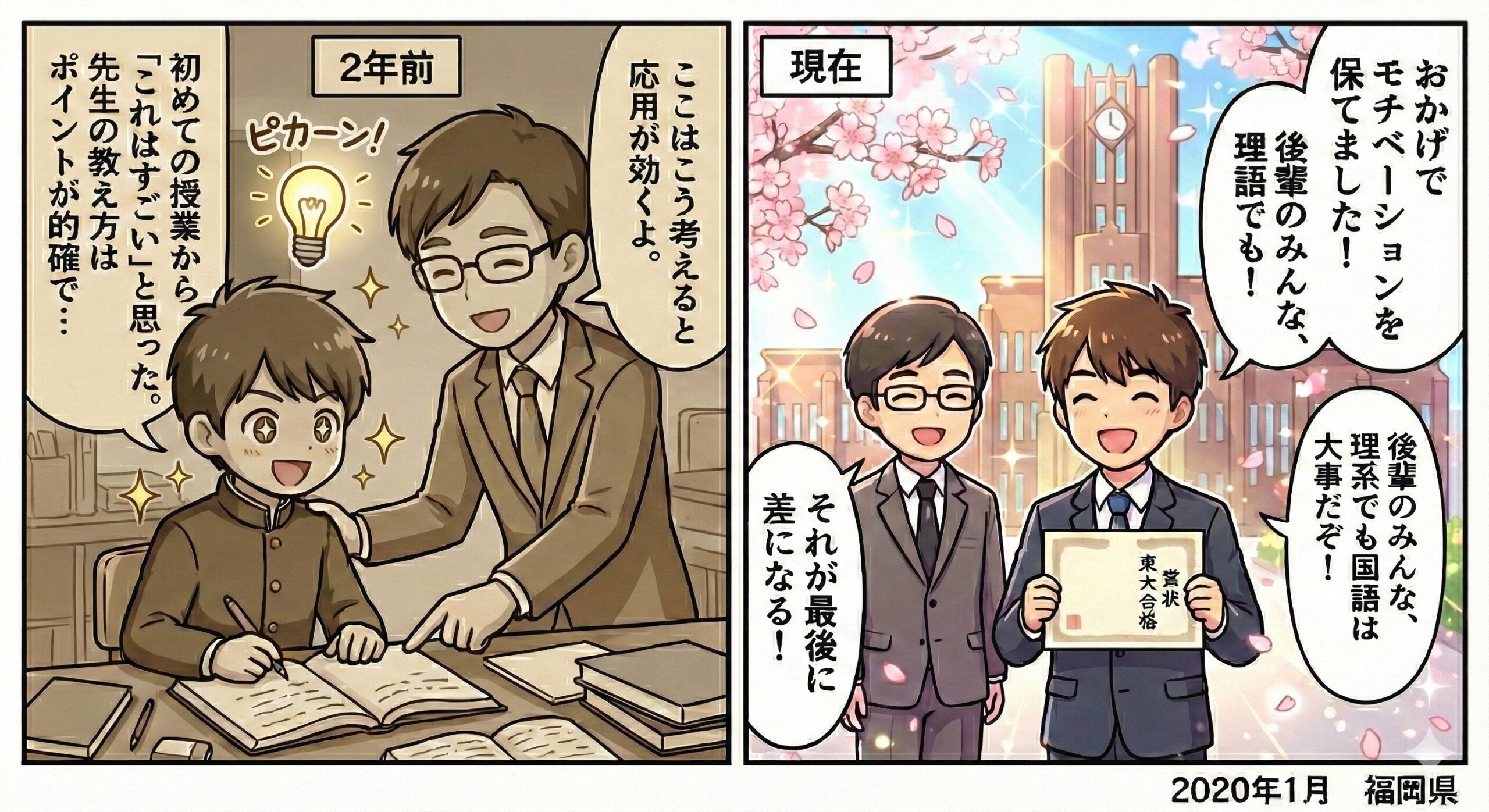 【東大合格　私立高校卒業男子】「“やる気”を保てたのは先生のおかげ」