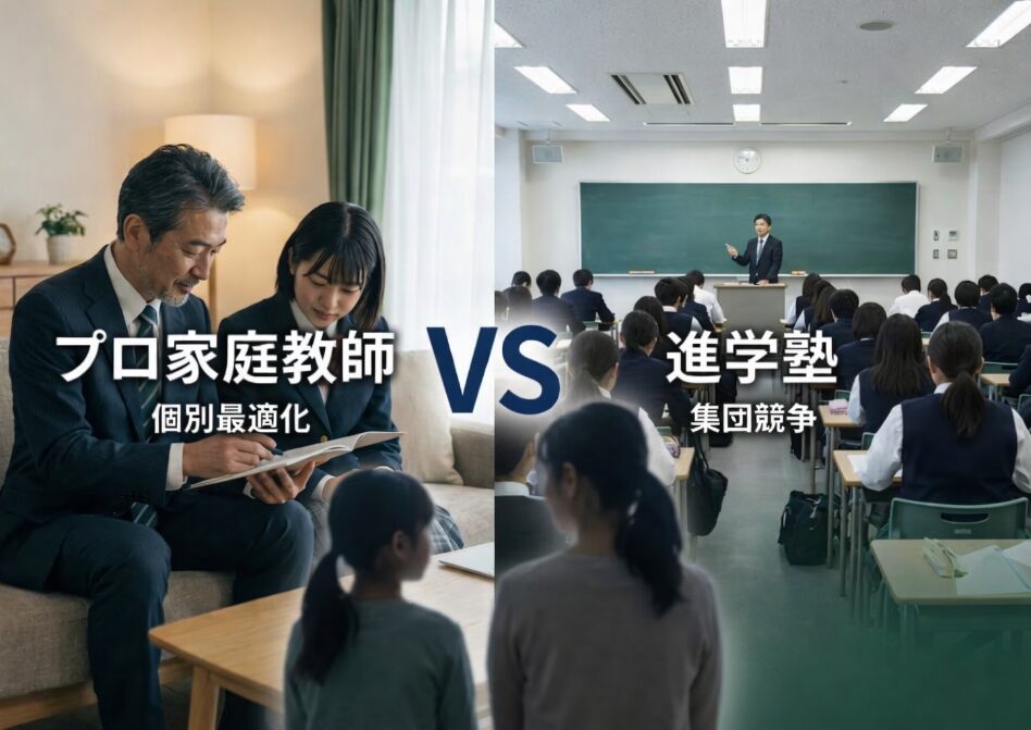 【プロ家庭教師vs進学塾】50年の指導実績でわかった「伸びる子」の選び方と決定的な違い