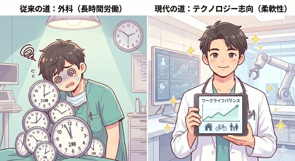 専門分野の変化