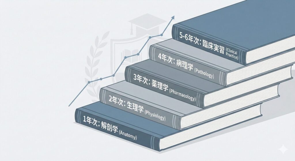 歯学部年次ごと