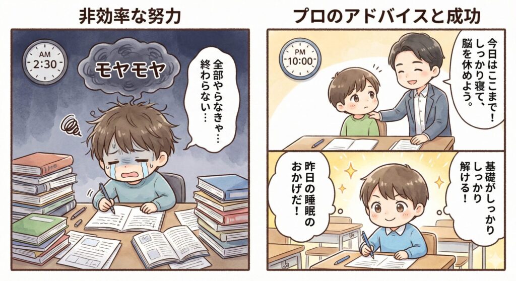 戦略的な取捨選択でクラスアップする2コマ漫画
