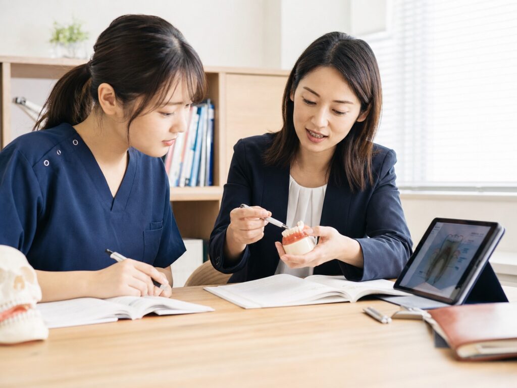 歯学部・歯科医師の学習・指導シーン｜ウェルズ家庭教師センター