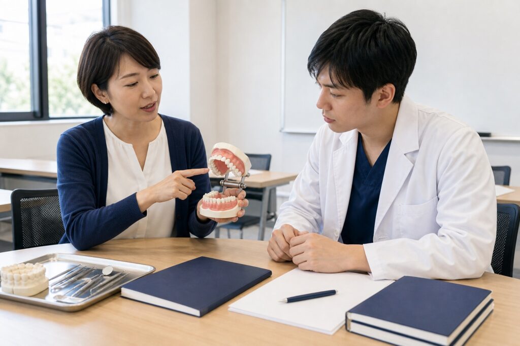 歯学部・歯科医師の学習・指導シーン｜ウェルズ家庭教師センター
