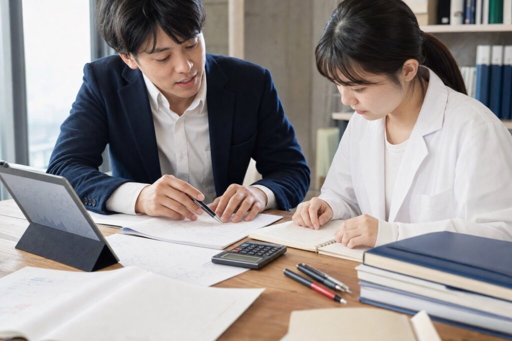 薬学部・薬剤師国試の学習・指導シーン｜ウェルズ家庭教師センター