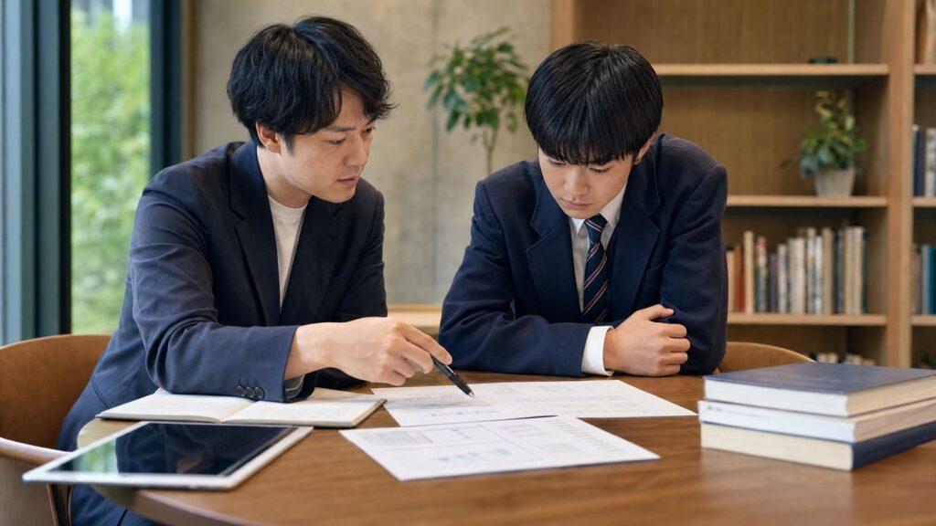 早慶の学習・指導シーン｜ウェルズ家庭教師センター
