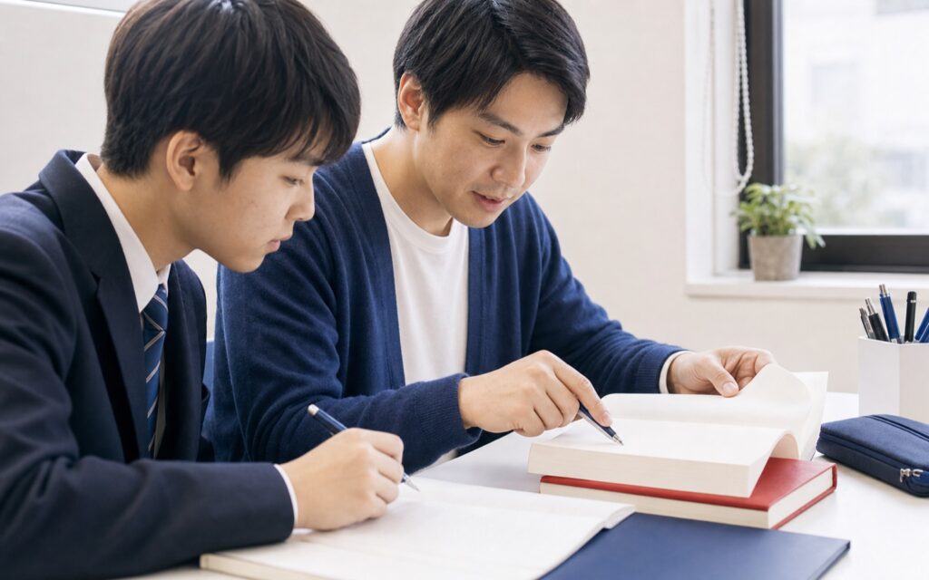 早慶の学習・指導シーン｜ウェルズ家庭教師センター