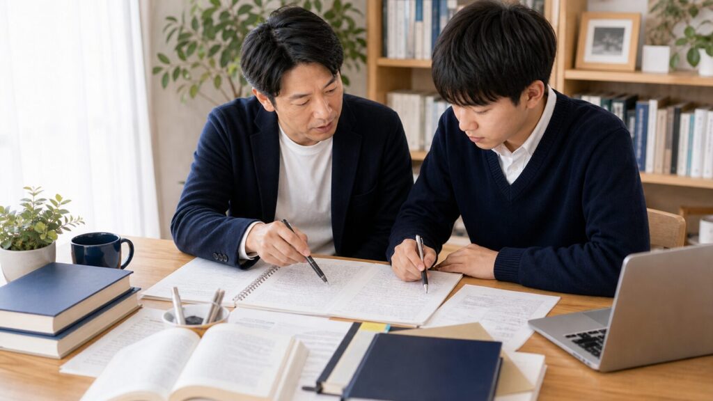 東大家庭教師の学習・指導シーン|ウェルズ家庭教師センター