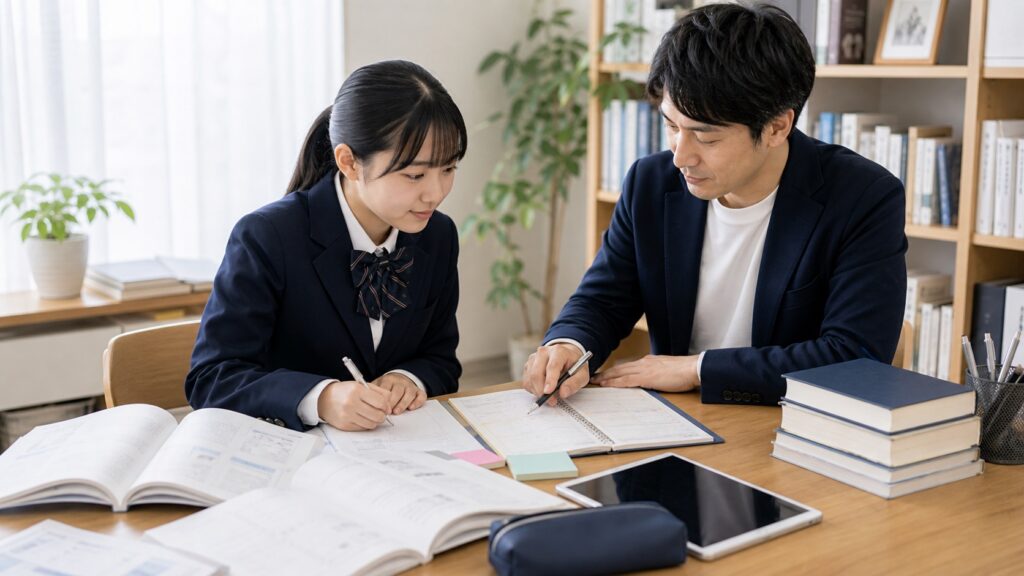 東大家庭教師の学習・指導シーン|ウェルズ家庭教師センター