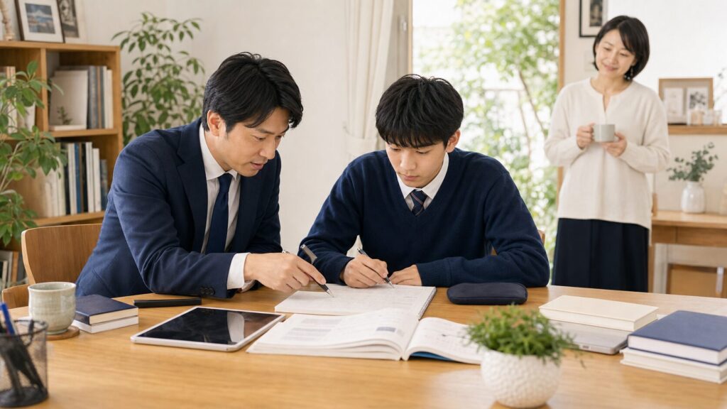 お役立ち(column)の学習・指導シーン|ウェルズ家庭教師センター