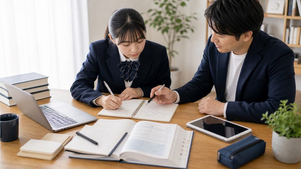 お役立ち(column)の学習・指導シーン|ウェルズ家庭教師センター