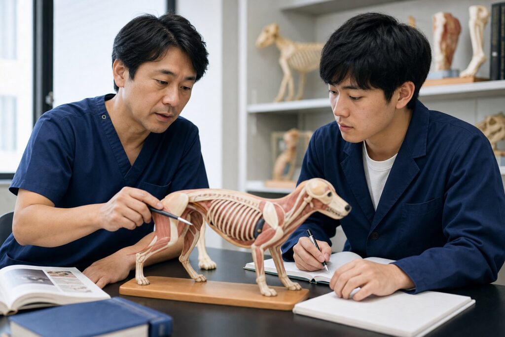 獣医学部の学習・指導シーン|ウェルズ家庭教師センター